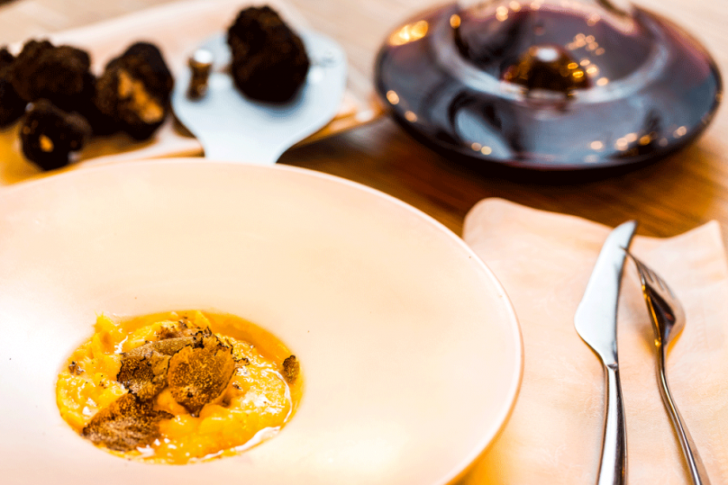 Oeufs brouillés à la truffe