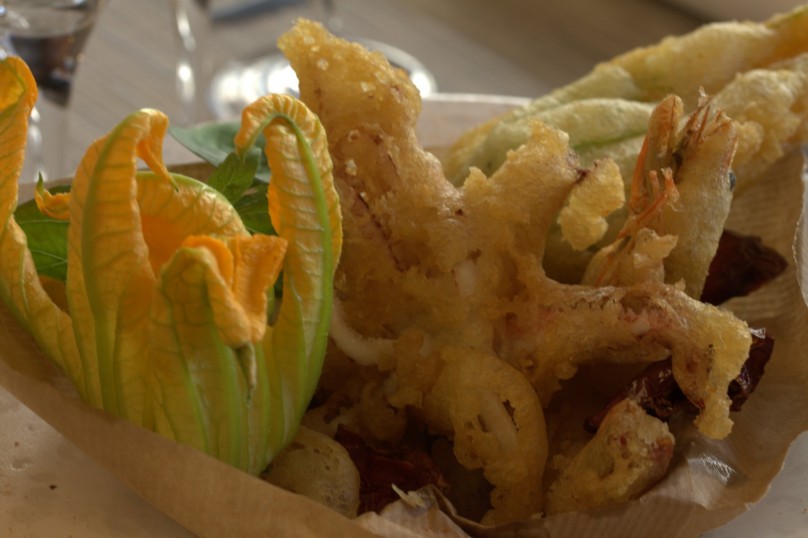 Beignets de fleurs de courgettes